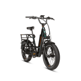 RadRunner Max electric cargo bike, angled view