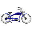 Micargi Tracer Twenty5 GTS electric cruiser bike, blue, side view