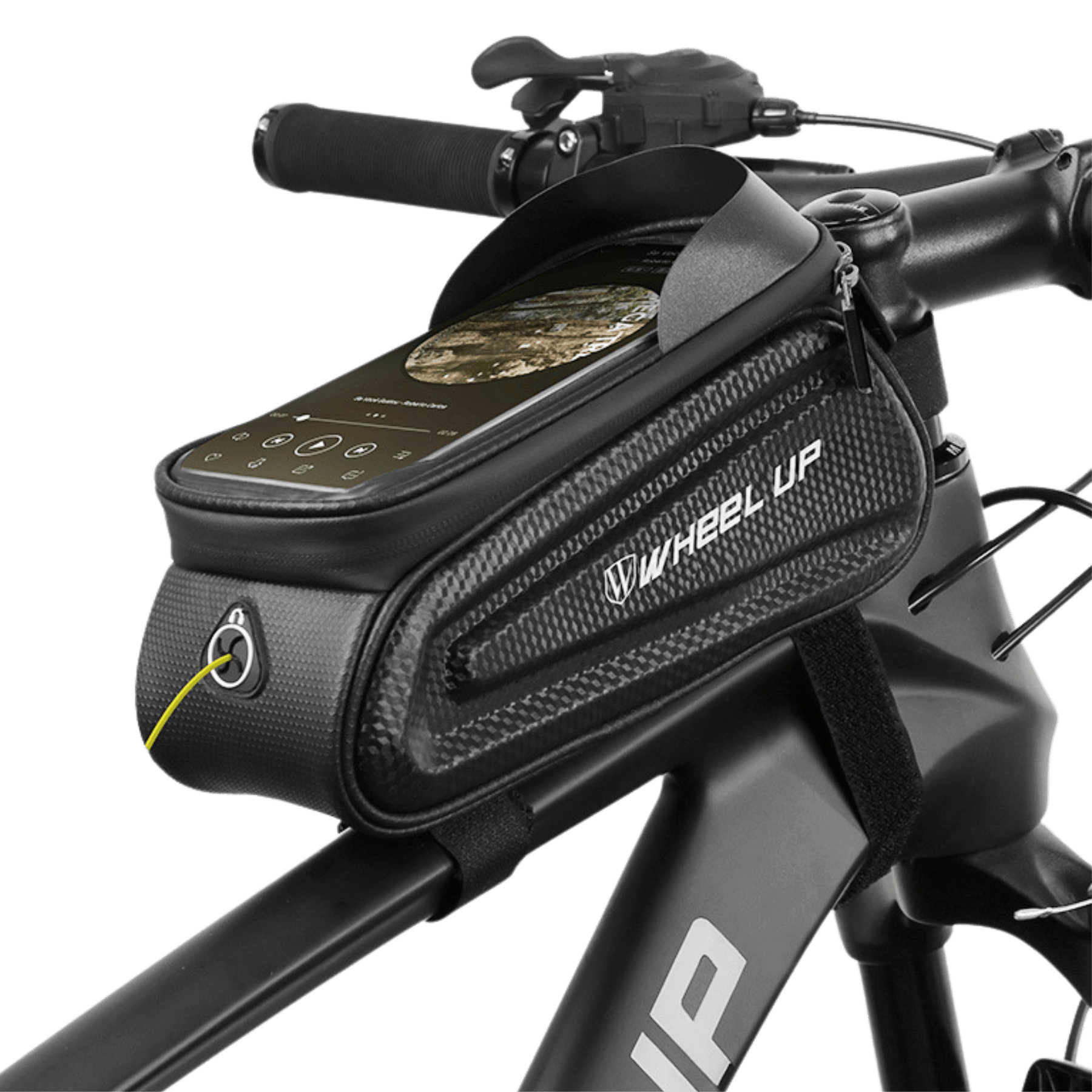Hard-Shell Waterproof Bike Frame Bag