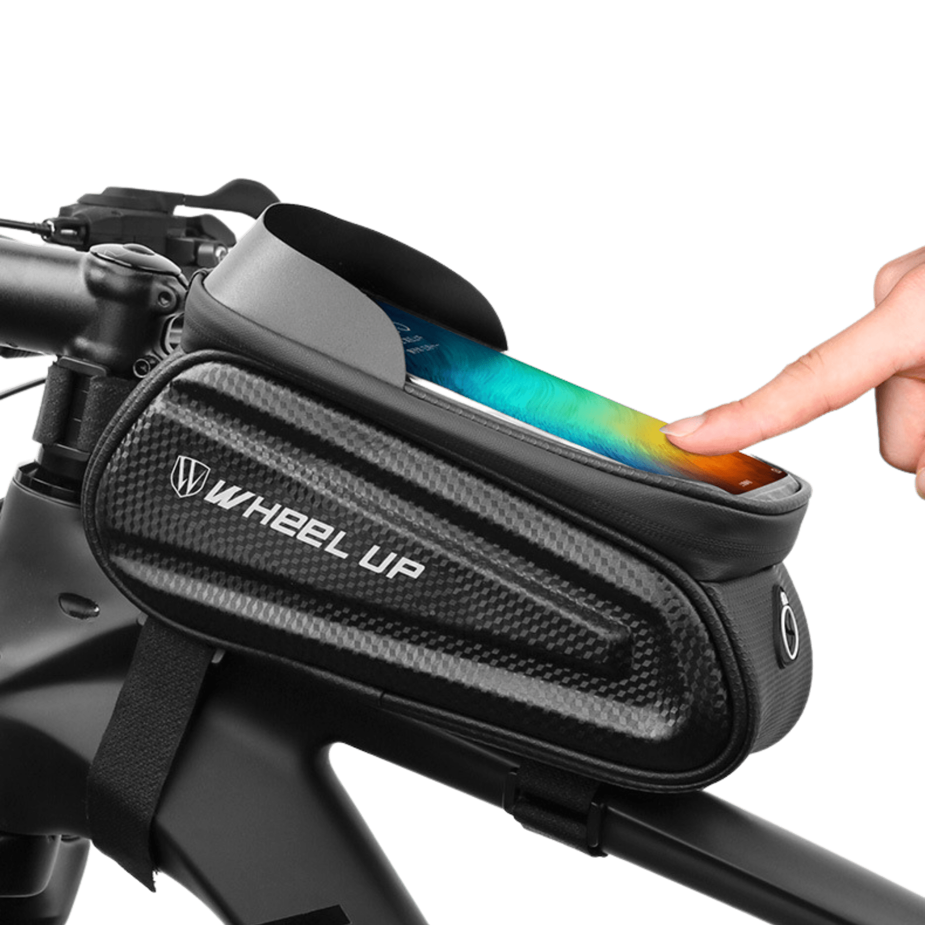 Hard-Shell Waterproof Bike Frame Bag