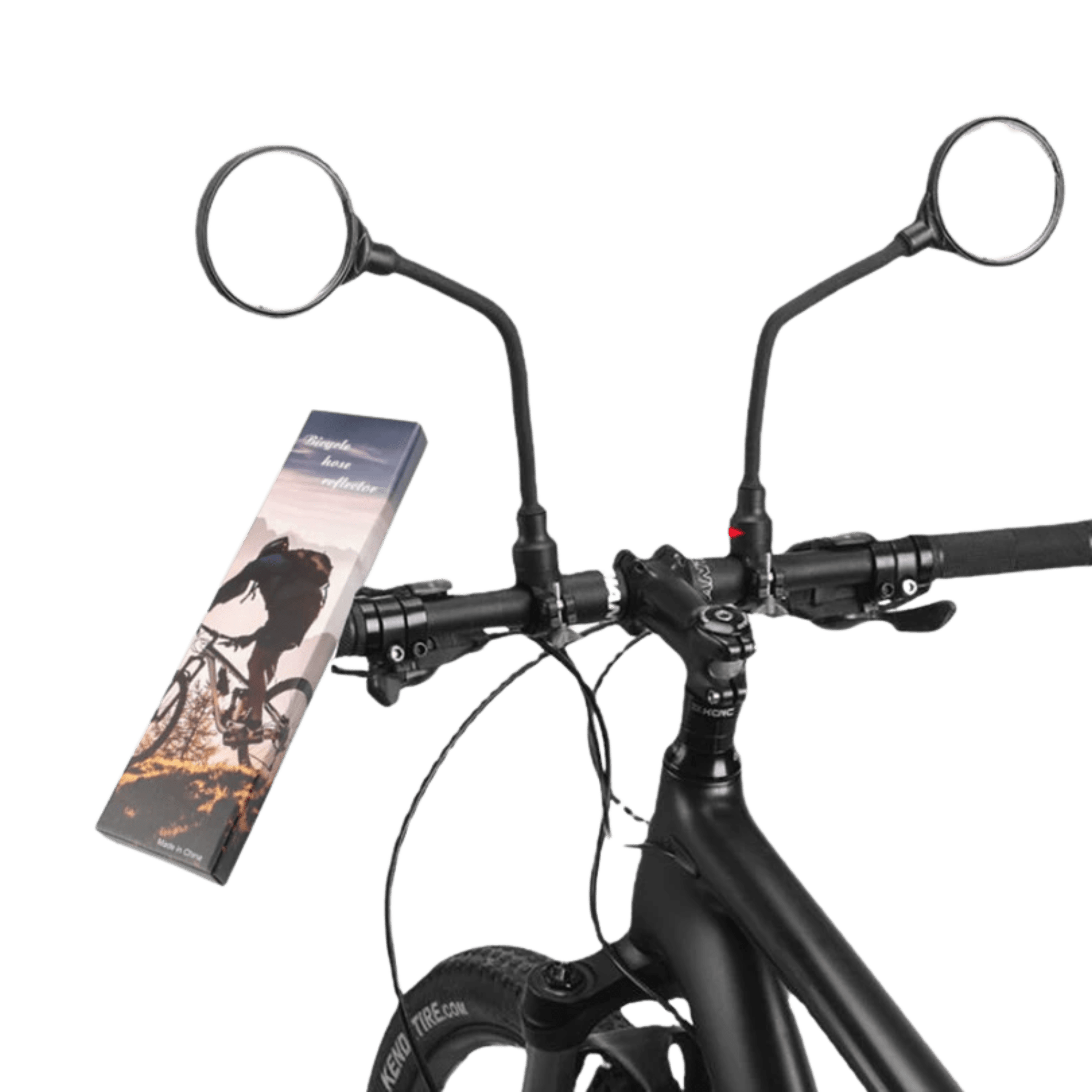 360° Adjustable Round Handlebar Rearview Mirrors