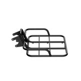 Wide front rack fitted to an Urtopia Atom e-bike
