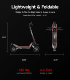NAVEE XT5 Pro Electric Scooter｜Off-road Tire｜Damping Arm™ Suspension｜2200W｜IPX6｜46.6miles