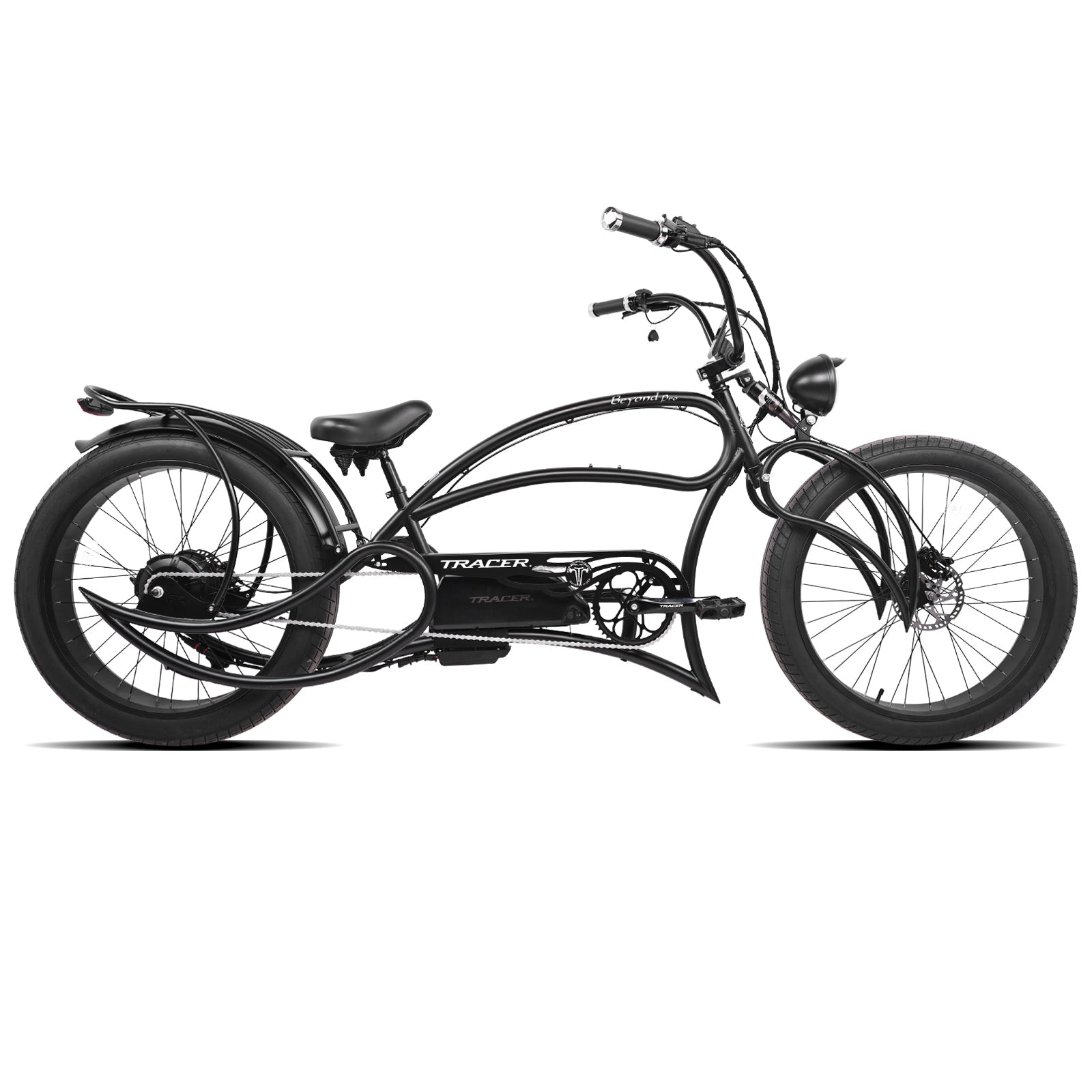 Tracer Beyond Pro 800W/1000W 26" Classic Stretch Chopper EBike
