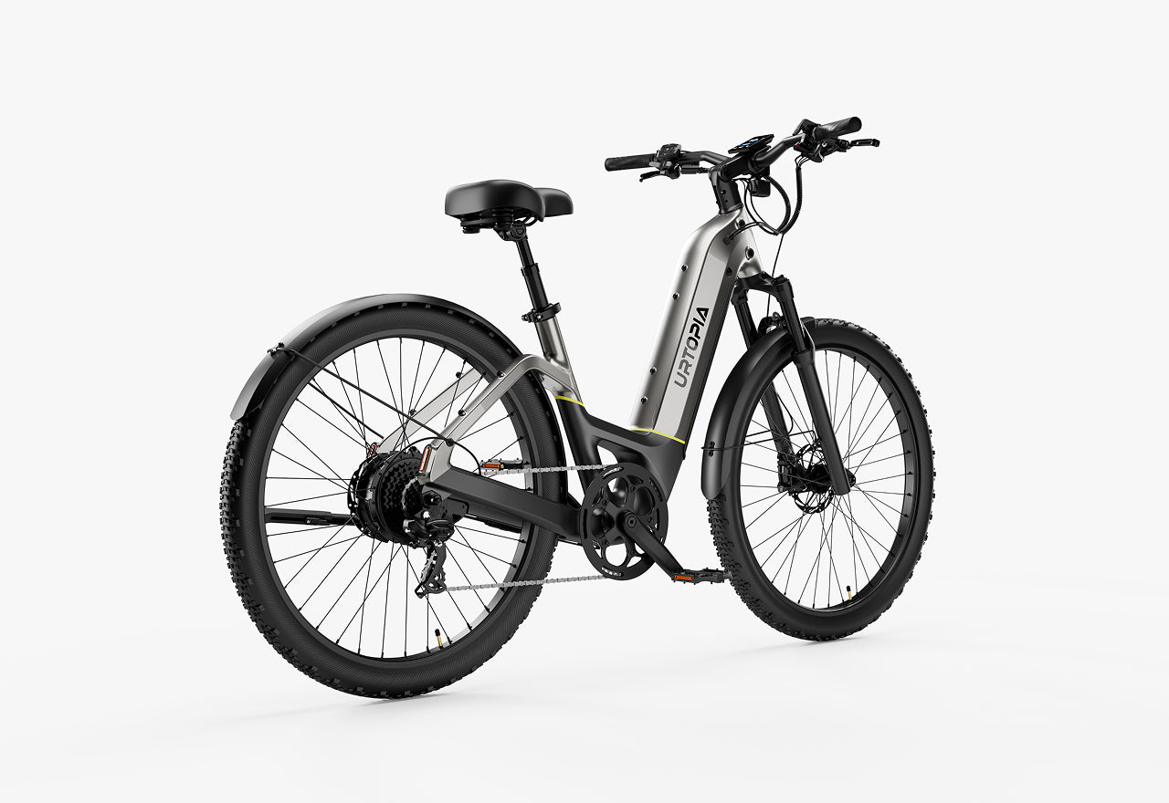 Urtopia Carbon Atom e-bike lifestyle shot