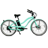 Tracer OMEGA women's e-bike in matte green, side view
