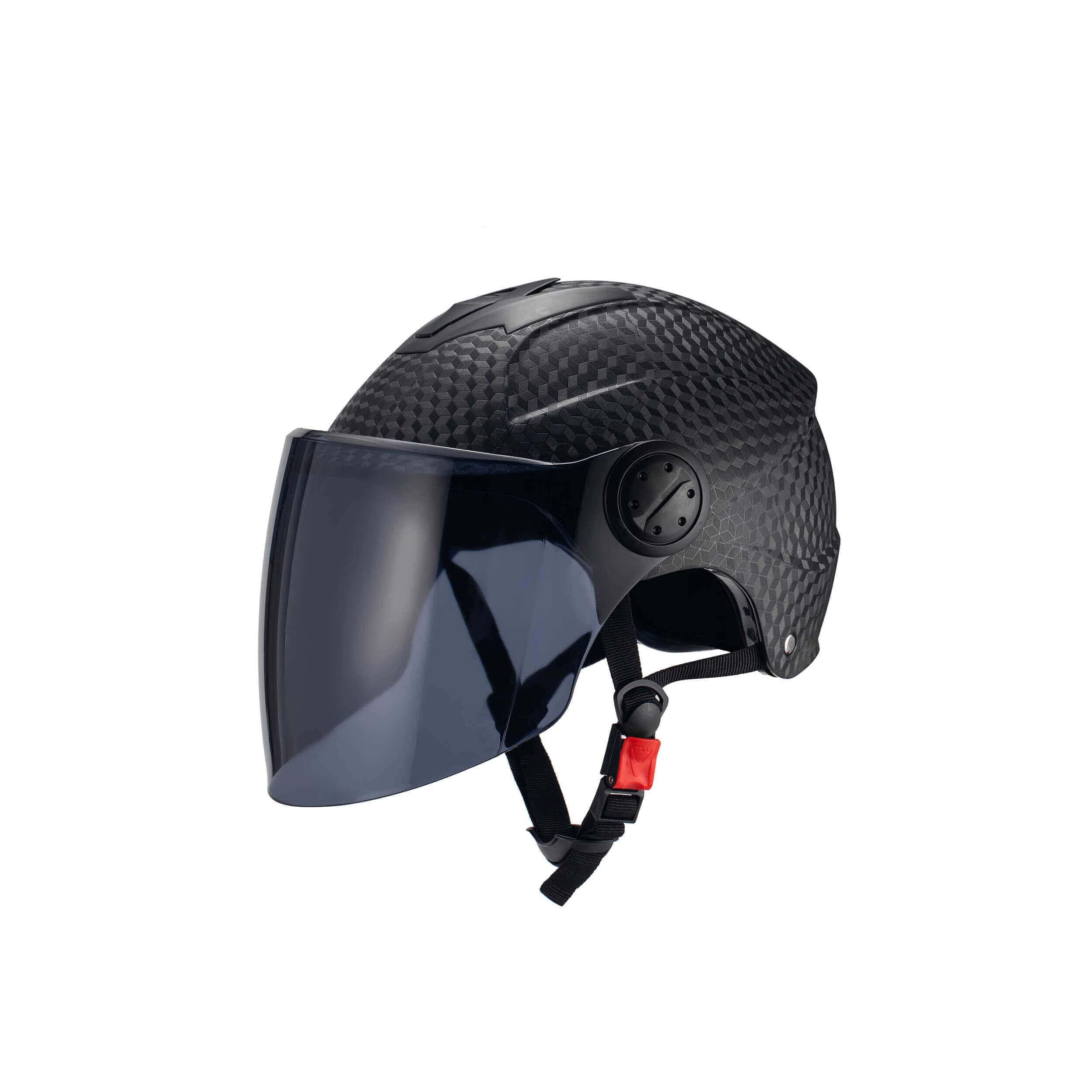 Mihogo Half Helmet with Goggles