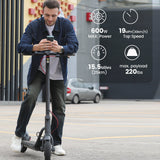 NAVEE V25 Pro Electric Scooter｜Rotatable Handlebar｜20mph Max Speed｜600W｜Smart App