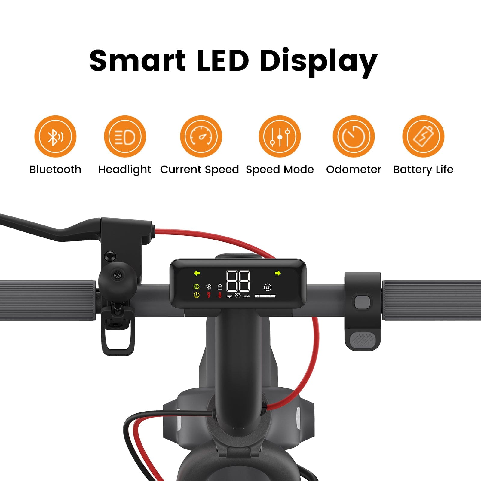 NAVEE V25 Pro Electric Scooter｜Rotatable Handlebar｜20mph Max Speed｜600W｜Smart App
