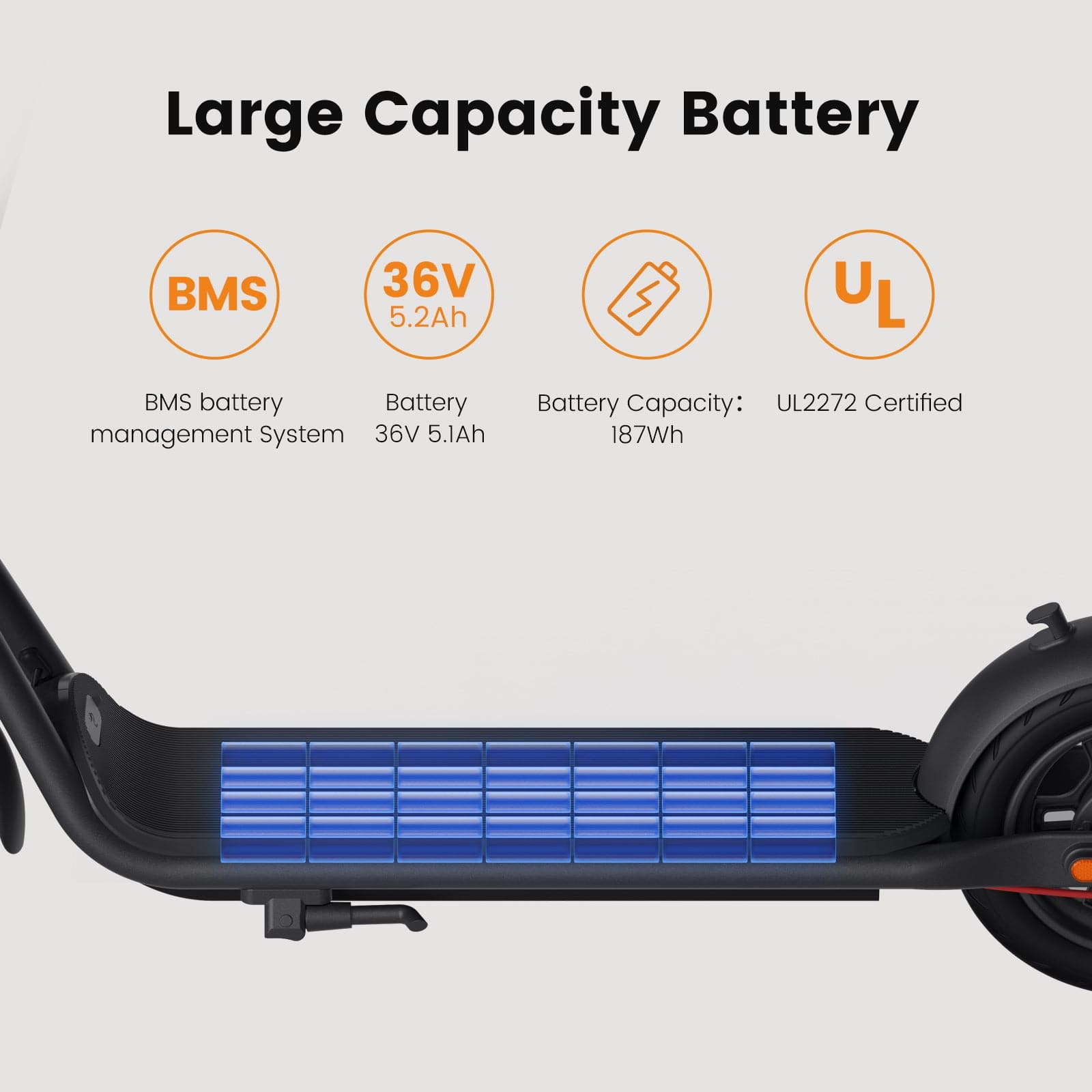 NAVEE V25 Pro Electric Scooter｜Rotatable Handlebar｜20mph Max Speed｜600W｜Smart App