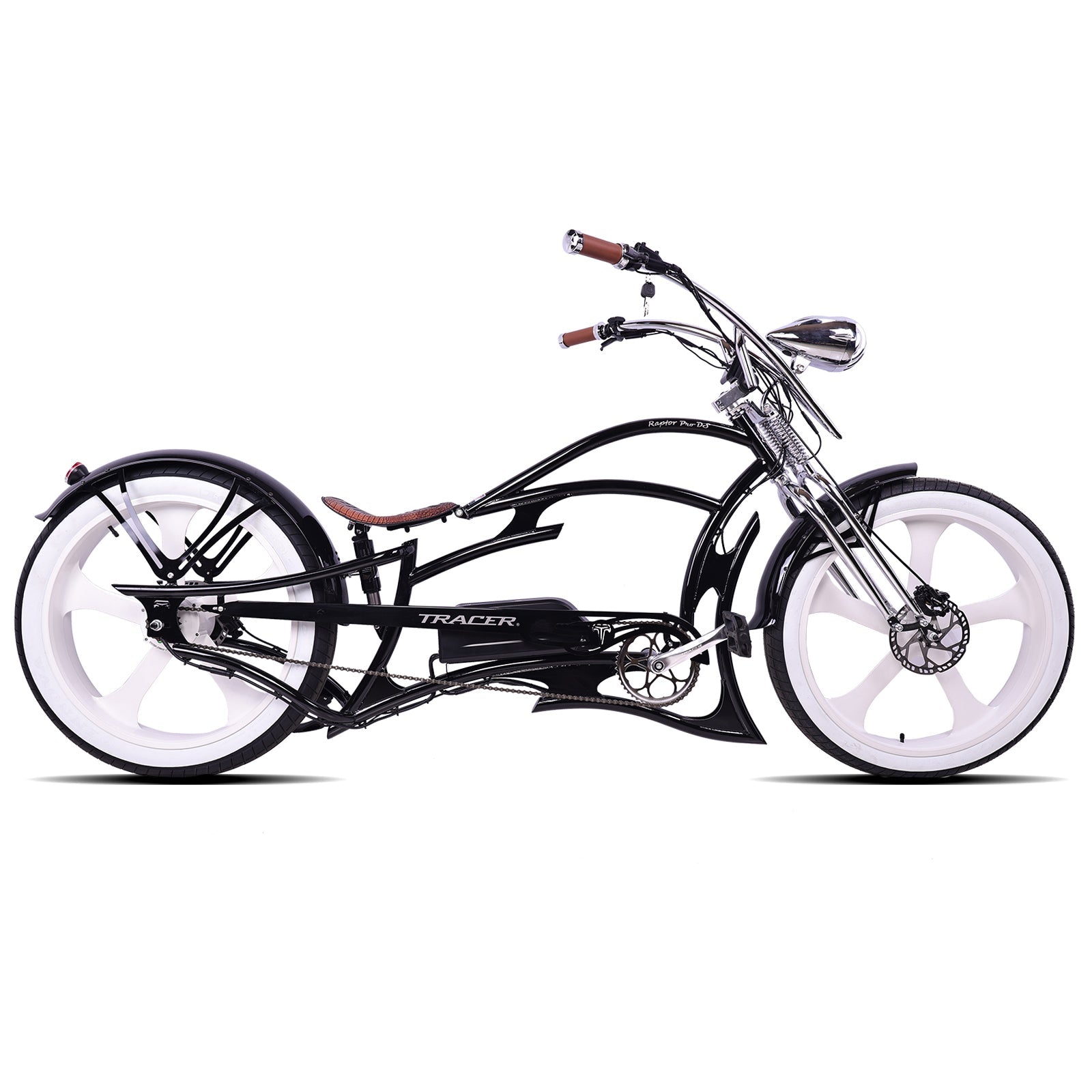 Raptor Pro DS 800W Stretch Cruiser Ebike