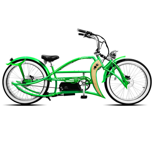 Tracer Signature Pro 26" 800W Chopper Cruiser Electric Bike w/ USB & Cigarette Lighter