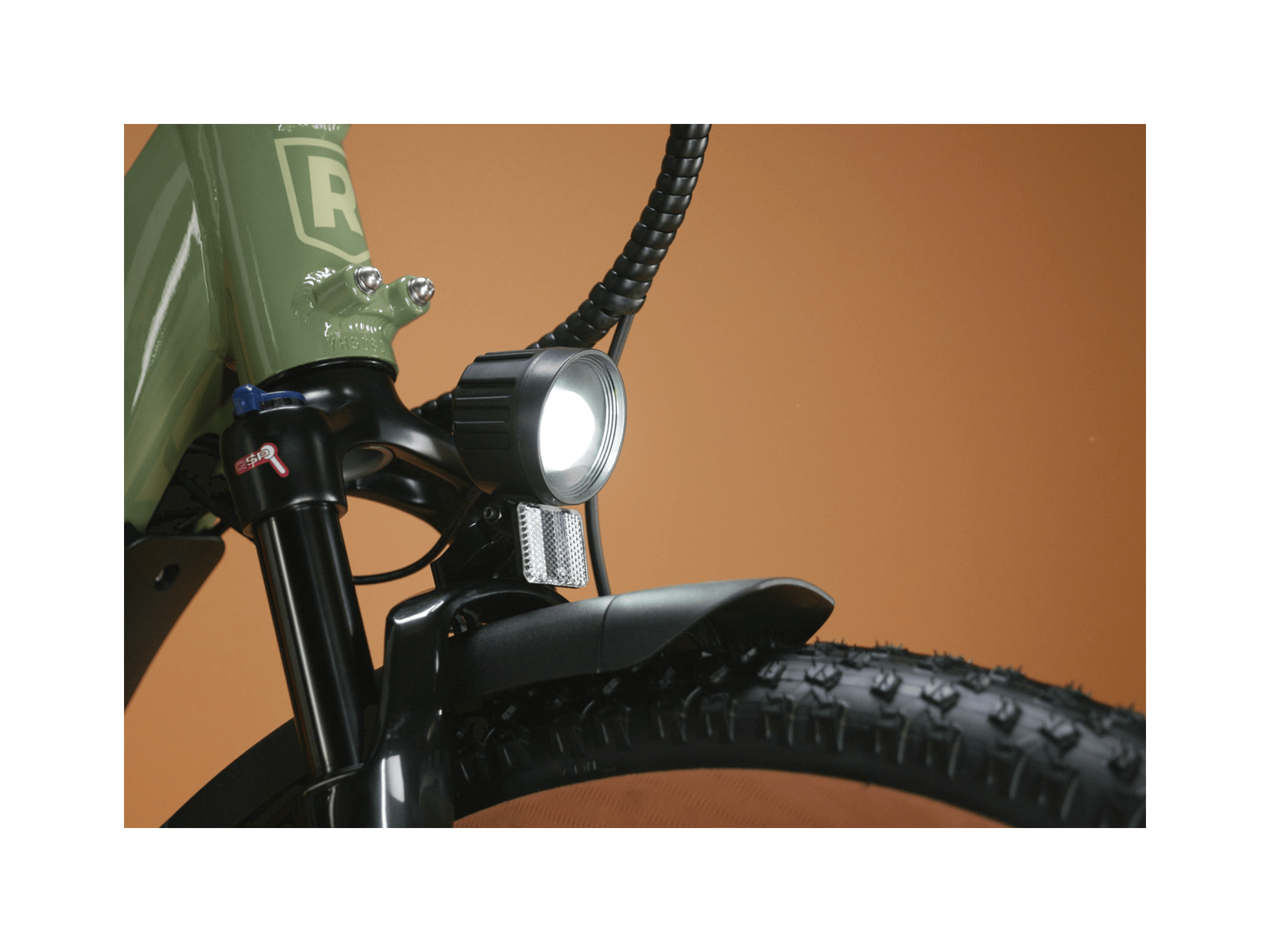 Radster Trail headlight detail