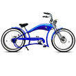 Tracer Twenty5 DS 500W e-bike in blue, side view