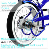 Tracer Twenty5 GT 500W 26" Cruiser E-Bike