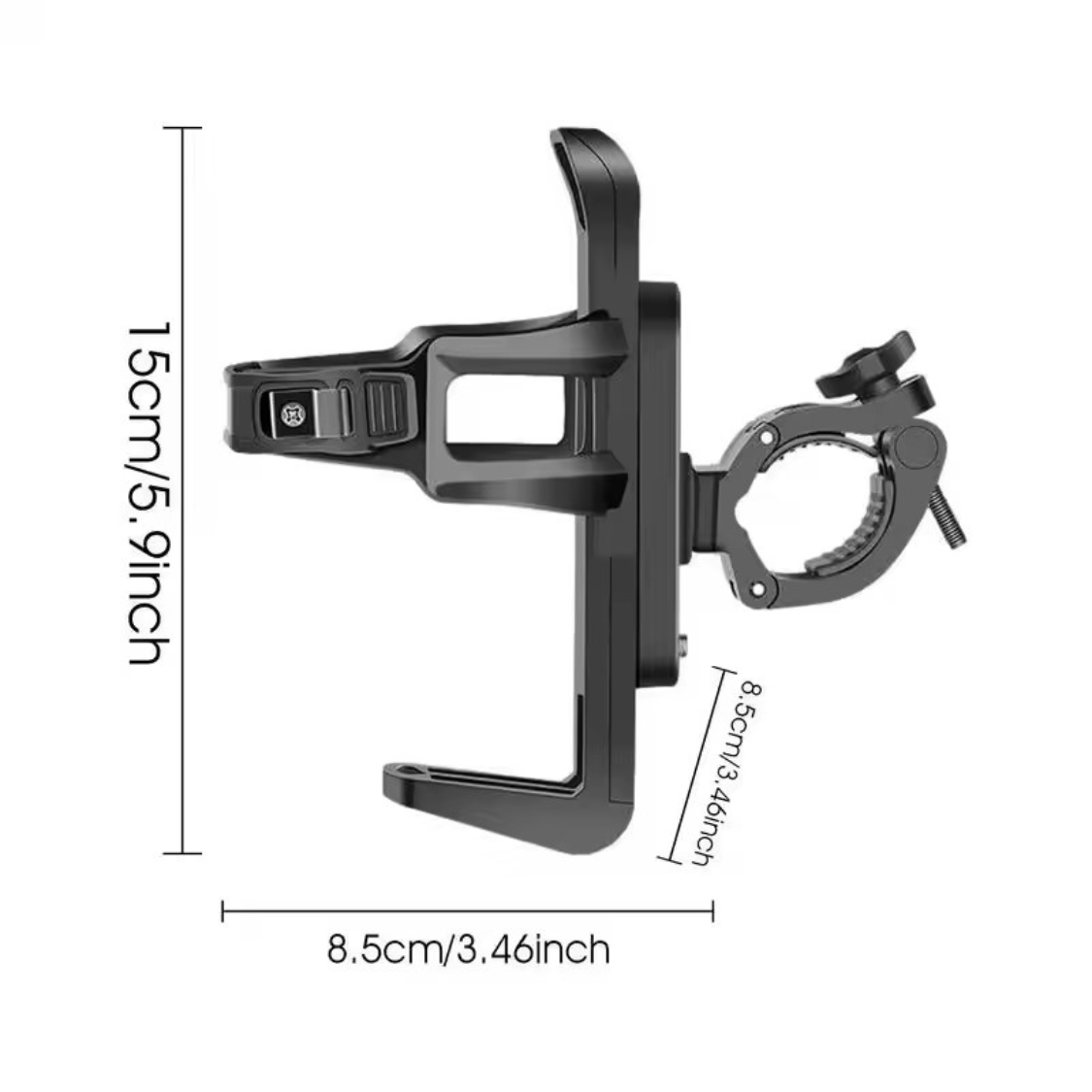 Vanpowers 360° Rotatable E-Bike Water Bottle Holder