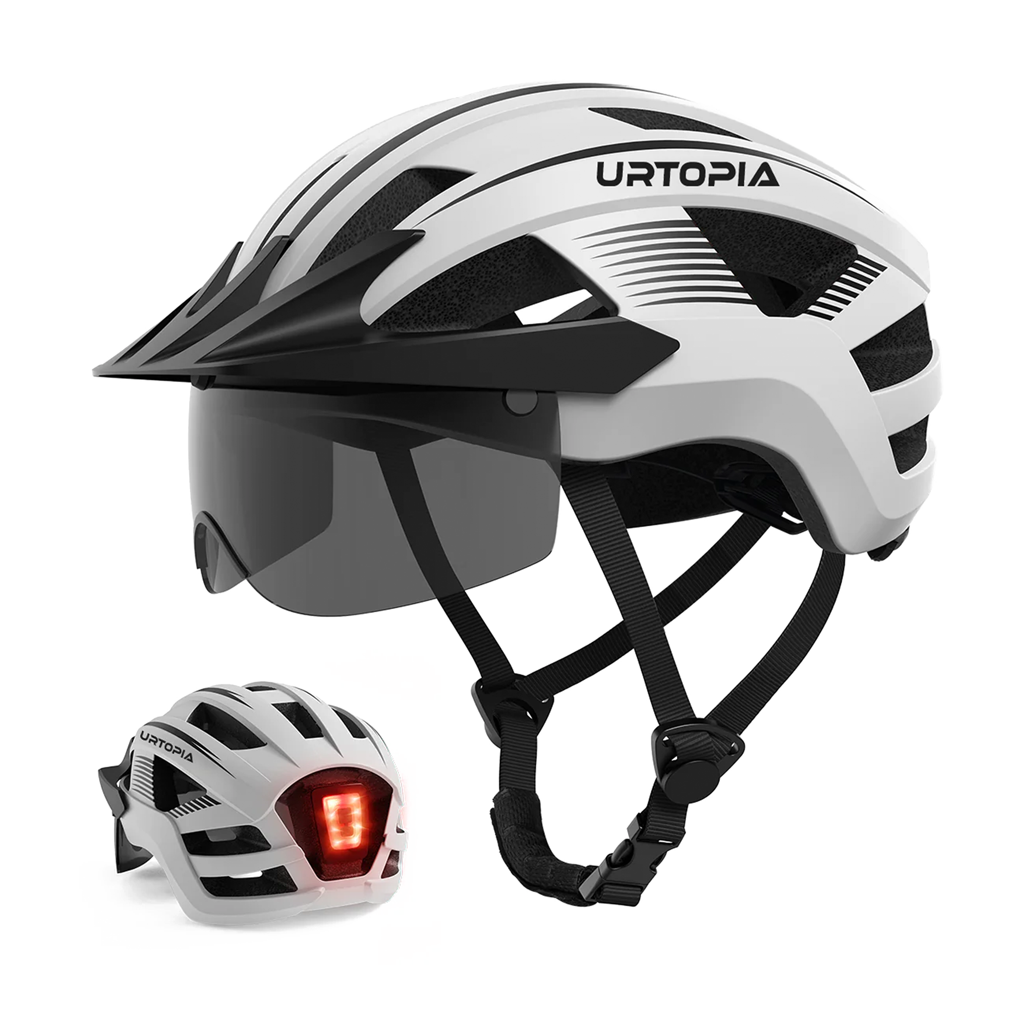 Urtopia Cycling Helmet with Integrated Light